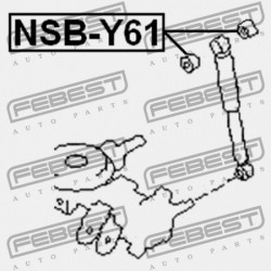 HÁTSÓ LENGÉSCSILLAPÍTÓ PERSELY NISSAN PATROL(GR) Y61 1997.10-2010.03 EL 56219-VB000