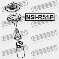 FELSŐ RUGÓ ALÁTÉT NISSAN PATHFINDER R51 2004.08-2012.09 US 54034-EA00A