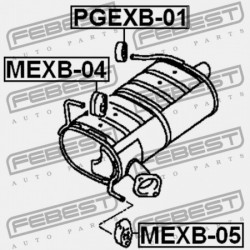 KIPUFOGÓTARTÓ PÁRNA CITROEN C-CROSSER 2007-2012 17565-22030