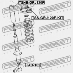 HÁTSÓ LENGÉSCSILLAPÍTÓ PERSELY TOYOTA LAND CRUISER PRADO GRJ12,KDJ12,RZJ12,TRJ12,VZJ12 2002 90903-89012
