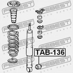 HÁTSÓ LENGÉSCSILLAPÍTÓ PERSELY TOYOTA LAND CRUISER PRADO GRJ12,KDJ12,RZJ12,TRJ12,VZJ12 2002 90385-19010