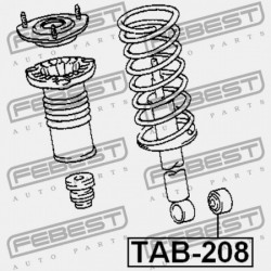 ELSŐ LENGÉSCSILLAPÍTÓ PERSELY TOYOTA CRESTA GX90,JZX9,LX90,SX90 1992.10-1996.09 JP 90389-12016
