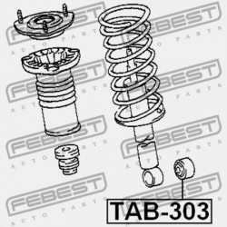 ELSŐ LENGÉSCSILLAPÍTÓ PERSELY TOYOTA CRESTA GX90,JZX9,LX90,SX90 1992.10-1996.09 JP 90389-12016