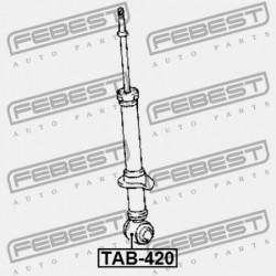 HÁTSÓ LENGÉSCSILLAPÍTÓ PERSELY TOYOTA COROLLA 5D ZZE122 2001.10-2007.02 GR 48530-69245