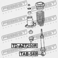 HÁTSÓ LENGÉSCSILLAPÍTÓ PERSELY TOYOTA COROLLA/FIELDER CE121,NZE12,ZZE12 2000.08-2006.09 JP 48530-09E70