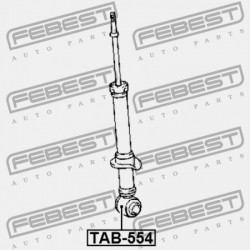 HÁTSÓ LENGÉSCSILLAPÍTÓ PERSELY TOYOTA COROLLA/FIELDER CE121,NZE12,ZZE12 2000.08-2006.09 JP 48530-80046