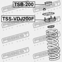 ELSŐ LENGÉSCSILLAPÍTÓ PERSELY TOYOTA LAND CRUISER URJ202,UZJ200,VDJ200 2007.09- EU 90948-01096