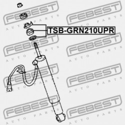 HÁTSÓ LENGÉSCSILLAPÍTÓ PERSELY TOYOTA LAND CRUISER PRADO GRJ12,KDJ12,RZJ12,TRJ12,VZJ12 2002 48507-60020