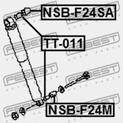 HÁTSÓ LENGÉSCSILLAPÍTÓ PERSELY NISSAN CABSTAR F24M 2006.09- EL 56212-MD00B