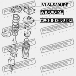 FELSŐ RUGÓS ALÁTÉT VOLVO XC90 2003- 30666314