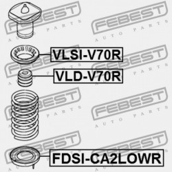 HÁTSÓ RUGÓ FELSŐ ALÁTÉT VOLVO S80 2007- 30748807