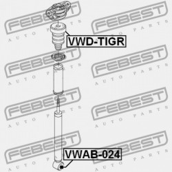 HÁTSÓ LENGÉSCSILLAPÍTÓ PERSELY AUDI Q3 2012- MEX 5N0513049L