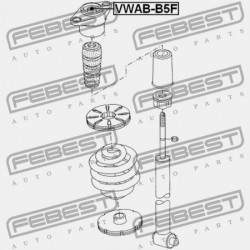 LENGÉSCSILLAPÍTÓ TARTÓ PERSELY AUDI A6 1998-2005 MEX 8E0513353B