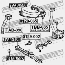EXCENTRIKUS CSAVAR TOYOTA CRESTA GX90,JZX9,LX90,SX90 1992.10-1996.09 JP 48190-22040