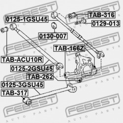 EXCENTRIKUS CSAVAR TOYOTA KLUGER L/V ACU2,MCU2 2000.11-2007.05 JP 48409-48020