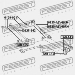 FELFÜGGESZTÉS RÖGZÍTŐ CSAVAR TOYOTA CAMRY (JPP) ACV30,MCV3 2001.07-2006.01 US 90119-14079
