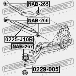 EXCENTRIKUS CSAVAR NISSAN QASHQAI J10E 2006.12-2013.12 EL 55226-JG00B