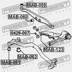 EXCENTRIKUS CSAVAR MITSUBISHI CHARIOT GRANDIS N80,90 1997.08-2003.04 JPN MB584565