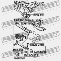 CSAVAR EXCENTERES MITSUBISHI GALANT DJ1,3A 2003.11- MEXICO/MMNA MR589484