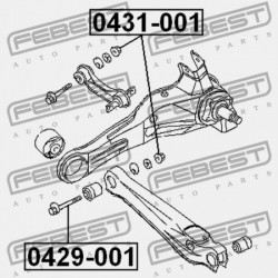ANYA MITSUBISHI LANCER,LANCER CEDIA CS,CT 2000.03-2009.08 JPN MU431006