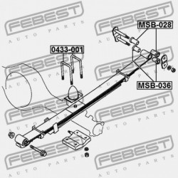 CSAVAR HÁTSÓ RUGÓ MITSUBISHI L200,L200 SPORTERO KA,B0 2005.05- G.EXP/MMTH 4150A209