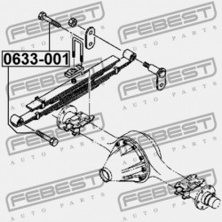 CSAVAR HÁTSÓ RUGÓ ISUZU ELF NPR/NQR LHD 2003- 9-51361602-2