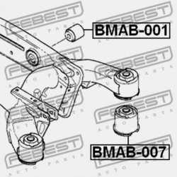 HÁTSÓ GERENDA PERSELY BMW X5 E53 1999-2006 ECE 33171096207