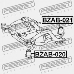 ELSŐ VÁZPERSELY MERCEDES BENZ ML OSZTÁLY 164 2004-2011 A1643310442