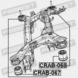 ELSŐ VÁZPERSELY CHRYSLER JS AVENGER/200/FLAVIA 2007-2014 05168169AA