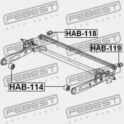 HÁTSÓ GERENDA PERSELY HONDA CAPA GA4 JP 52385-S50-004