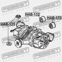 DIFFERENCIÁLMŰ PÁRNA PERSELY HONDA PILOT YF1 2003-2007 US 50712-S3V-A01