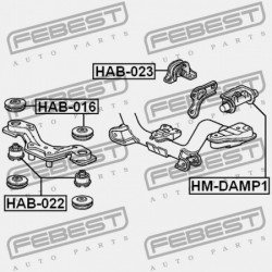 HÁTSÓ DIFFERENCIÁLMŰ LÖKHÁRÍTÓ HONDA CR-V RD1 1996-2001 GN 50716-SR7-J00