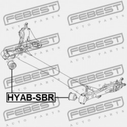HÁTSÓ GERENDA PERSELY HYUNDAI ACCENT 11 (2011-2014) HMA 55160-1R000