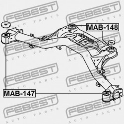 HÁTSÓ GERENDA PERSELY MITSUBISHI GRANDIS NA4W/NA8W 2003-2009 4100A011