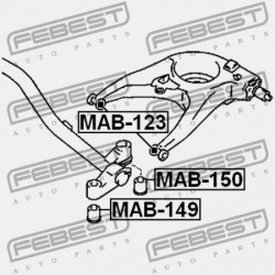 HÁTSÓ GERENDA PERSELY MITSUBISHI RVR N10,20 1991.01-1997.03 JPN MB809201