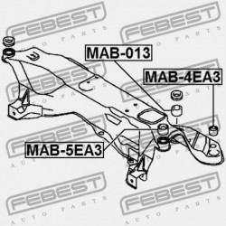 VÁZ PERSELY MITSUBISHI LEGNUM EA,EC 1996.06-2002.08 JPN MB870742