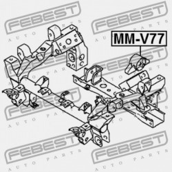 DIFFERENCIÁLMŰ ELSŐ PÁRNA MITSUBISHI PAJERO/MONTEROLONG V90 2006.08- G.EXP MR374569