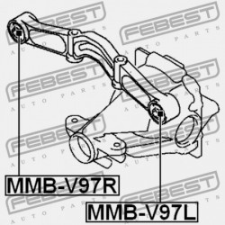 DIFFERENCIÁLMŰ TARTÓ PERSELY MITSUBISHI PAJERO/MONTEROLONG V90 2006.08- G.EXP MR554075
