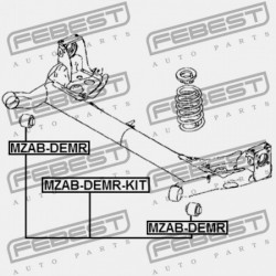 HÁTSÓ GERENDA PERSELY KÉSZLET MAZDA DEMIO DY 2002-2005 JP D375-28-460