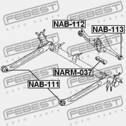 HÁTSÓ GERENDATARTÓ PERSELY NISSAN PRIMERA P12E 2002.01-2007.05 EL 55130-AV700