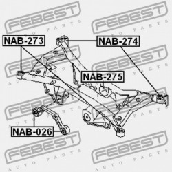 HÁTSÓ GERENDA PERSELY NISSAN X-TRAIL T30 2004.03-2006.12 CA 55400-8H700
