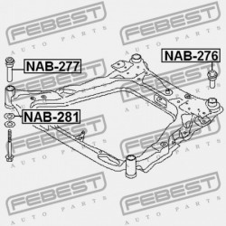 ELSŐ VÁZPERSELY NISSAN QASHQAI J10E 2006.12-2013.12 EL 54466-JD000