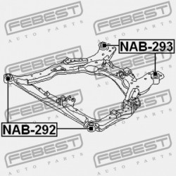 HÁTSÓ VÁZPERSELY NISSAN MURANO Z50 2002.09-2007.10 CA 54400-CC40B