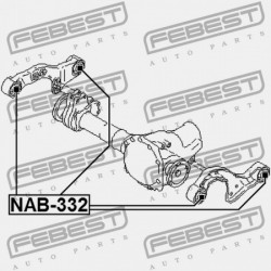 DIFFERENCIÁLMŰ PÁRNABETÉT PERSELY NISSAN TERRANO R50 1995.09-2002.08 JP 54730-0W002