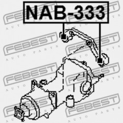 DIFFERENCIÁLMŰ PÁRNA PERSELY NISSAN MURANO Z50 2002.09-2007.10 CA 55419-CA011