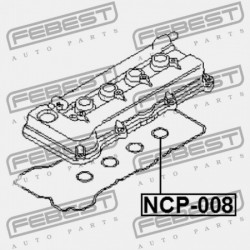 GYÚJTÓGYERTYA FOGLALAT TÖMÍTŐGYŰRŰ NISSAN ALMERA UK MÁRKA N16E 2000.02-2006.11 EL 13276-6J90A