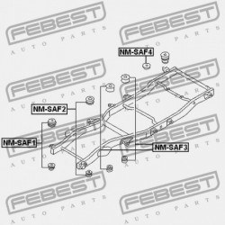VÁZPÁRNA NISSAN PATROL(GR) Y61 1997.10-2010.03 EL 95510-VB005