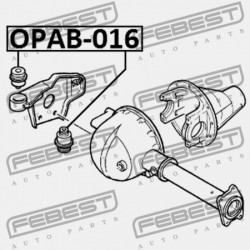 DIFFERENCIÁLMŰ TARTÓ PERSELY OPEL FRONTERA B 1998-2004 0302281