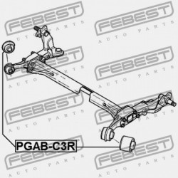 HÁTSÓ GERENDA PERSELY CITROEN C2 2003-2009 5131.C6