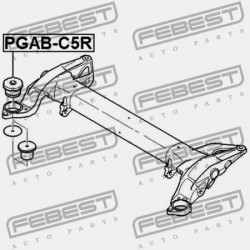 HÁTSÓ GERENDA PERSELY CITROEN C5 2001-2008 5131.C7